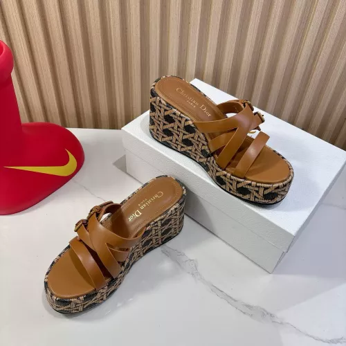 Replica Christian Dior Slippers For Women #1320158 $98.00 USD for Wholesale