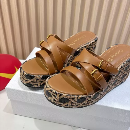 Replica Christian Dior Slippers For Women #1320158 $98.00 USD for Wholesale