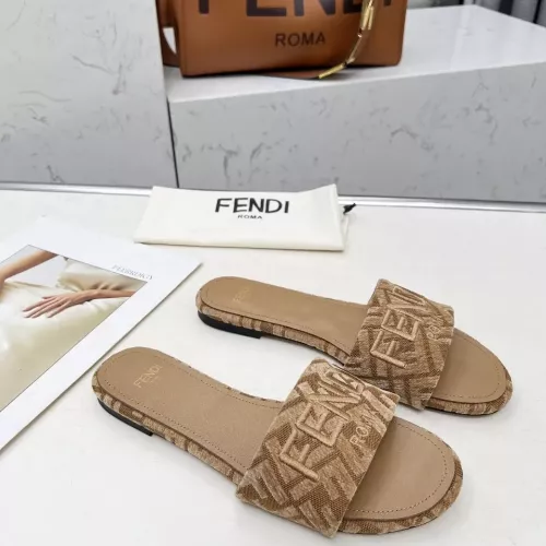 Replica Fendi Slippers For Women #1320227 $82.00 USD for Wholesale