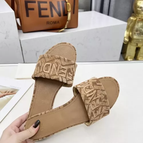 Replica Fendi Slippers For Women #1320227 $82.00 USD for Wholesale