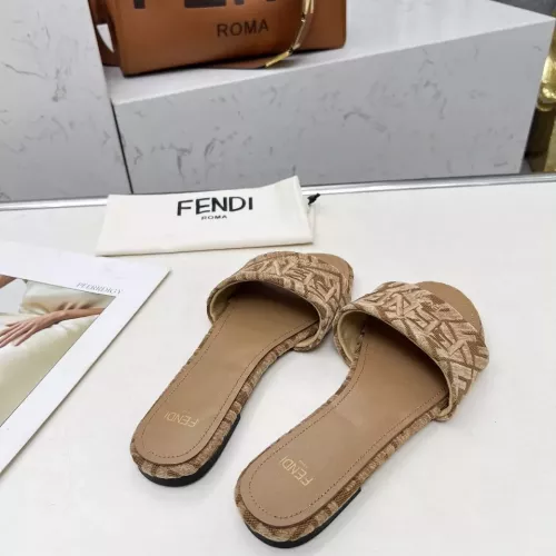 Replica Fendi Slippers For Women #1320227 $82.00 USD for Wholesale