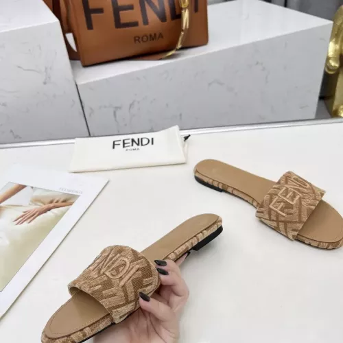 Replica Fendi Slippers For Women #1320227 $82.00 USD for Wholesale