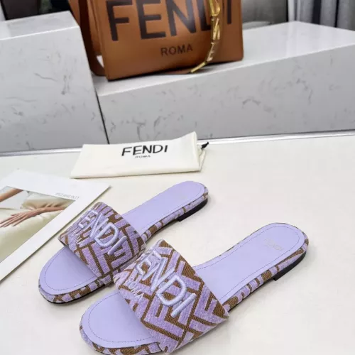 Fendi Slippers For Women #1320228 $82.00 USD, Wholesale Replica Fendi Slippers