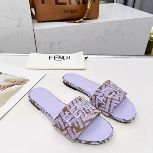 Replica Fendi Slippers For Women #1320228 $82.00 USD for Wholesale