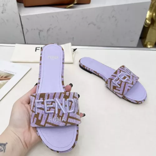 Replica Fendi Slippers For Women #1320228 $82.00 USD for Wholesale