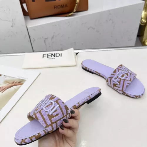 Replica Fendi Slippers For Women #1320228 $82.00 USD for Wholesale