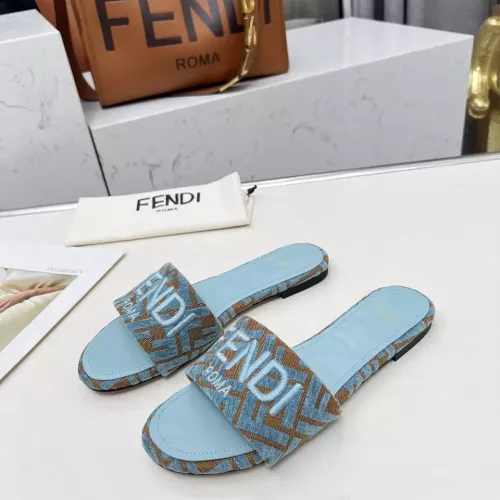 Fendi Slippers For Women #1320229 $82.00 USD, Wholesale Replica Fendi Slippers