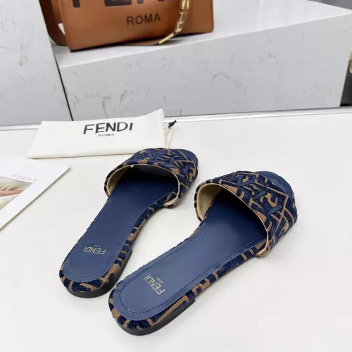 Replica Fendi Slippers For Women #1320230 $82.00 USD for Wholesale