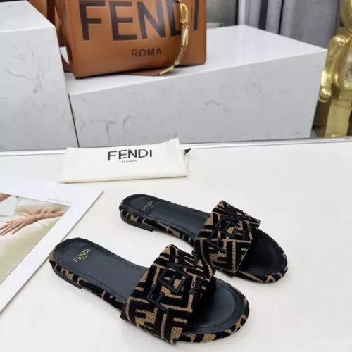 Replica Fendi Slippers For Women #1320231 $82.00 USD for Wholesale