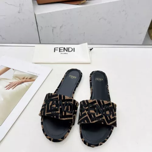 Replica Fendi Slippers For Women #1320231 $82.00 USD for Wholesale