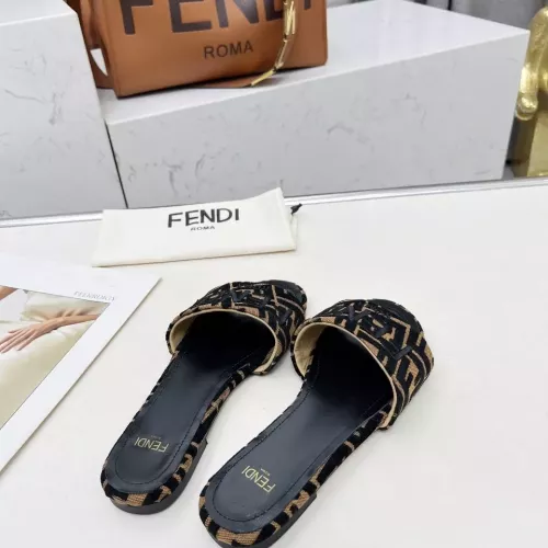 Replica Fendi Slippers For Women #1320231 $82.00 USD for Wholesale