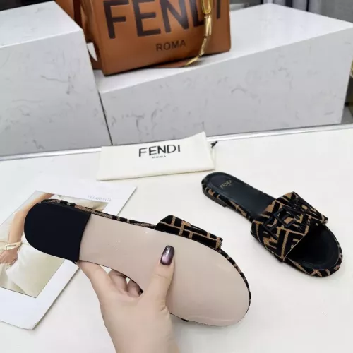 Replica Fendi Slippers For Women #1320231 $82.00 USD for Wholesale