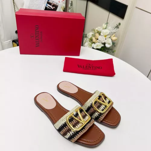 Replica Valentino Slippers For Women #1320233 $92.00 USD for Wholesale