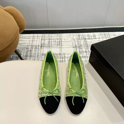 Replica Chanel Flat Shoes For Women #1320284 $92.00 USD for Wholesale