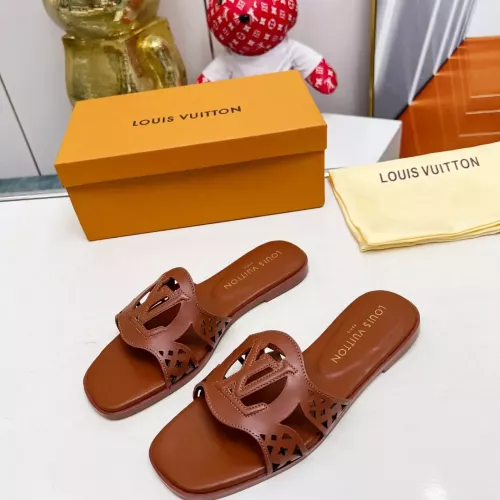 Louis Vuitton Slippers For Women #1320291 $82.00 USD, Wholesale Replica Louis Vuitton Slippers