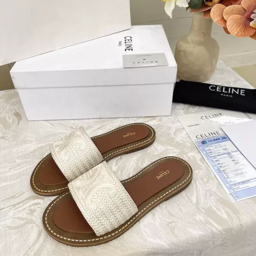 Celine Slippers For Women #1320293 $82.00 USD, Wholesale Replica Celine Slippers