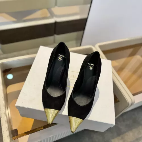 Replica Balmain High-Heeled Shoes For Women #1320312 $115.00 USD for Wholesale