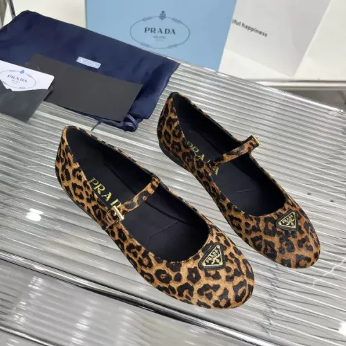 Prada Flat Shoes For Women #1320345 $98.00 USD, Wholesale Replica Prada Flat Shoes