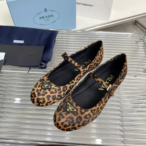 Replica Prada Flat Shoes For Women #1320345 $98.00 USD for Wholesale