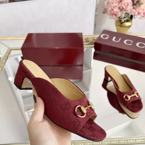 Replica Gucci Slippers For Women #1320363 $68.00 USD for Wholesale