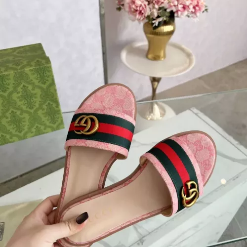 Replica Gucci Slippers For Women #1320370 $82.00 USD for Wholesale