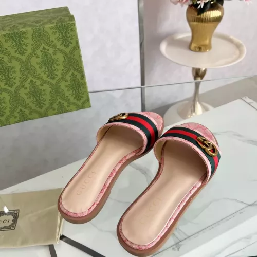 Replica Gucci Slippers For Women #1320370 $82.00 USD for Wholesale