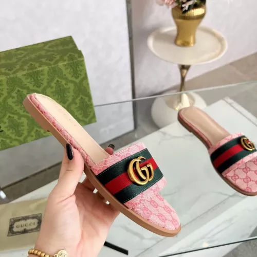 Replica Gucci Slippers For Women #1320370 $82.00 USD for Wholesale
