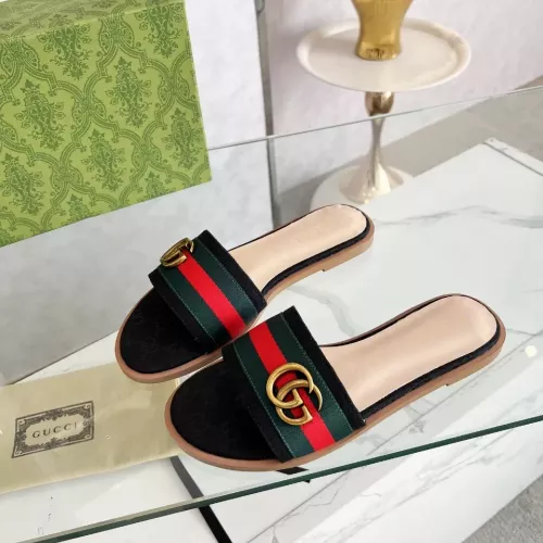 Gucci Slippers For Women #1320373 $82.00 USD, Wholesale Replica Gucci Slippers