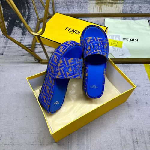 Replica Fendi Slippers For Women #1320468 $85.00 USD for Wholesale