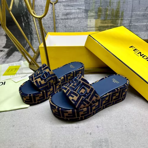 Fendi Slippers For Women #1320469 $85.00 USD, Wholesale Replica Fendi Slippers