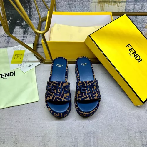 Replica Fendi Slippers For Women #1320469 $85.00 USD for Wholesale