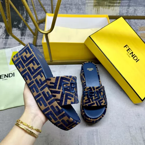 Replica Fendi Slippers For Women #1320469 $85.00 USD for Wholesale
