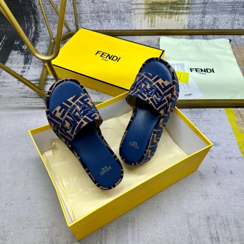 Replica Fendi Slippers For Women #1320469 $85.00 USD for Wholesale