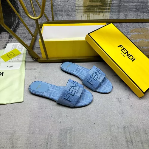 Fendi Slippers For Women #1320486 $80.00 USD, Wholesale Replica Fendi Slippers