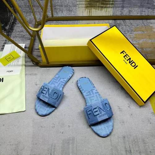 Replica Fendi Slippers For Women #1320486 $80.00 USD for Wholesale