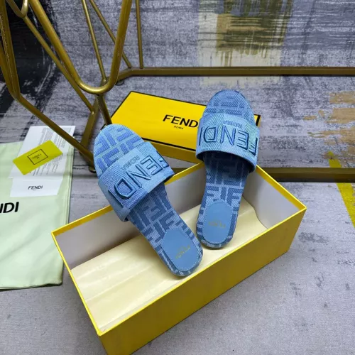 Replica Fendi Slippers For Women #1320486 $80.00 USD for Wholesale