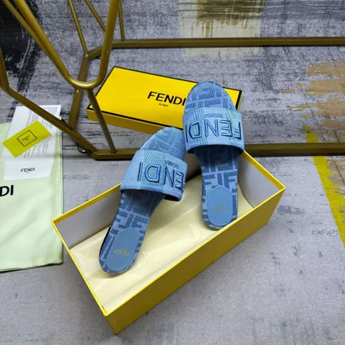 Replica Fendi Slippers For Women #1320486 $80.00 USD for Wholesale