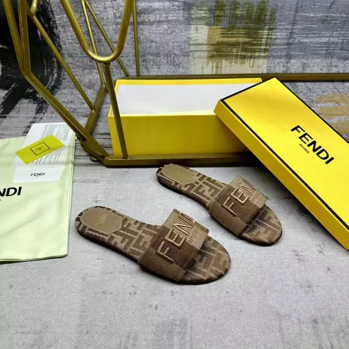 Fendi Slippers For Women #1320488 $80.00 USD, Wholesale Replica Fendi Slippers