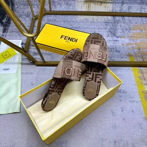 Replica Fendi Slippers For Women #1320488 $80.00 USD for Wholesale