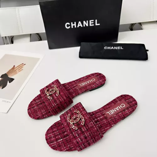 Chanel Slippers For Women #1320503 $80.00 USD, Wholesale Replica Chanel Slippers