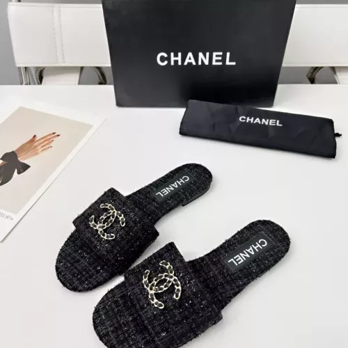 Chanel Slippers For Women #1320505 $80.00 USD, Wholesale Replica Chanel Slippers