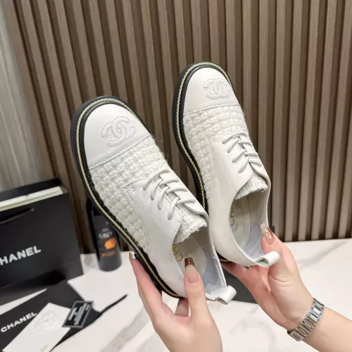 Replica Chanel Leather Shoes For Women #1320531 $102.00 USD for Wholesale