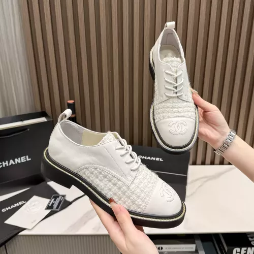 Replica Chanel Leather Shoes For Women #1320531 $102.00 USD for Wholesale