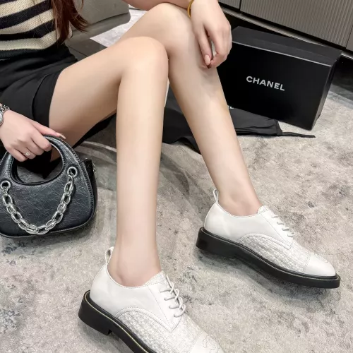 Replica Chanel Leather Shoes For Women #1320531 $102.00 USD for Wholesale