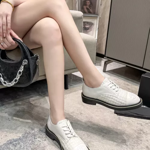 Replica Chanel Leather Shoes For Women #1320531 $102.00 USD for Wholesale