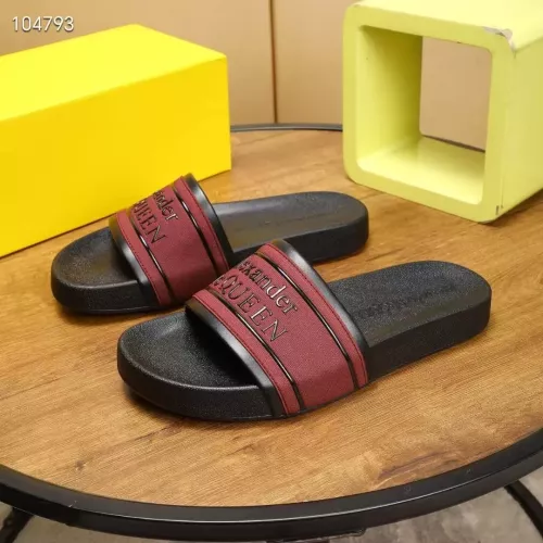 Alexander McQueen Slippers For Men #1320650 $68.00 USD, Wholesale Replica Alexander McQueen Slippers