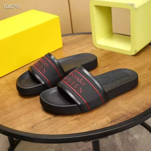 Alexander McQueen Slippers For Men #1320652 $68.00 USD, Wholesale Replica Alexander McQueen Slippers