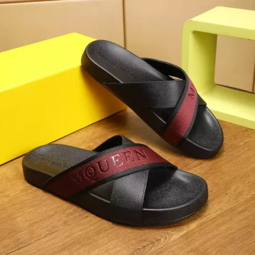 Alexander McQueen Slippers For Men #1320660 $68.00 USD, Wholesale Replica Alexander McQueen Slippers