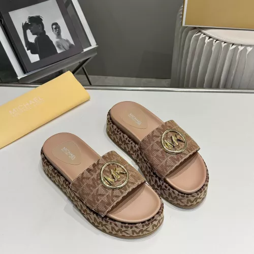 Michael Kors Slippers For Women #1320687 $85.00 USD, Wholesale Replica Michael Kors Slippers