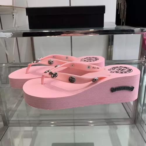 Chrome Hearts Slippers For Women #1320689 $64.00 USD, Wholesale Replica Chrome Hearts Slippers
